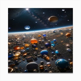 cristal space Canvas Print