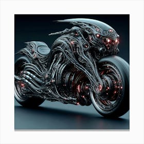 Futuristic Motorcycle 10 Canvas Print
