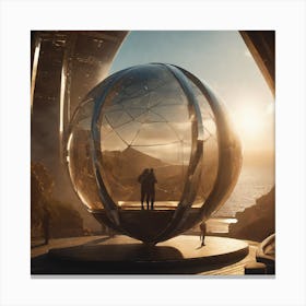 Alien Planet 1 Canvas Print