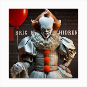 Pennywise Canvas Print