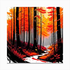 Autumn Forest 86 Canvas Print