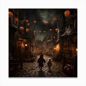 Halloween Collection By Csaba Fikker 70 Canvas Print