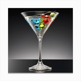 Martini Glass Canvas Print