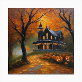 Haunted House 13 Canvas Print