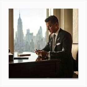 Asian Businessman Canvas Print