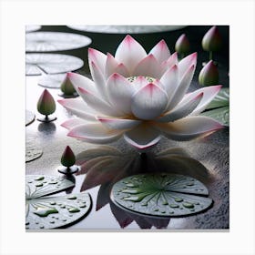 Lotus Flower 1 Canvas Print