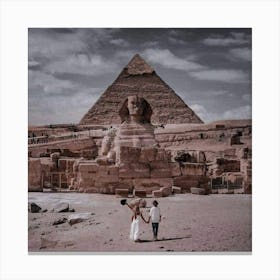 Giza Pyramids 3 Canvas Print
