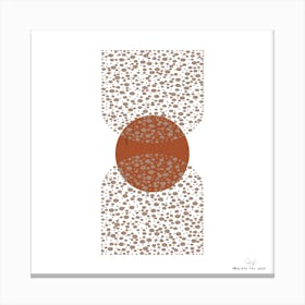Polka Dots.A fine artistic print that decorates the place. Canvas Print