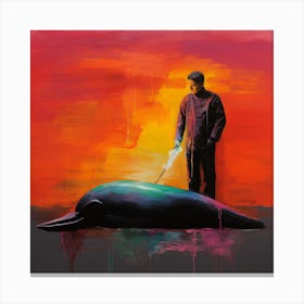 'The Killer Whale' Canvas Print