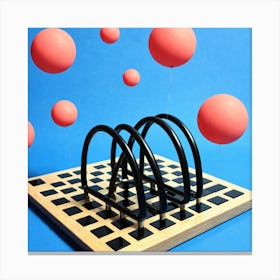 Chess Game 2 Canvas Print