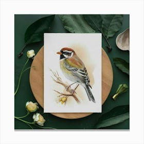 Bird Painting Canvas Print