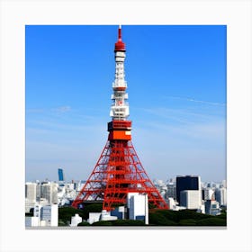 Tokyo Tower Japan Canvas Print