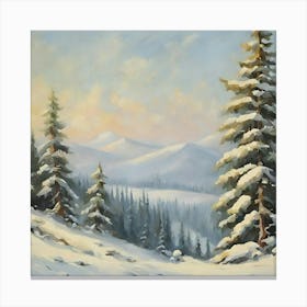 Winter Landscape 4 Canvas Print