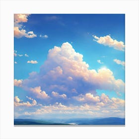 Blue Sky Canvas Print