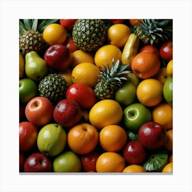 Bunch Of Fruit Canvas Print