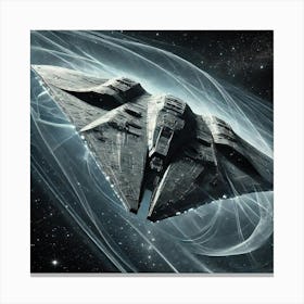 Raven Class Stealth Fighter Cloaking Reconverted Canvas Print