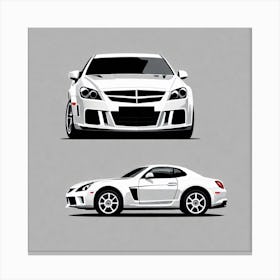 Mercedes Benz Slk 4 Canvas Print