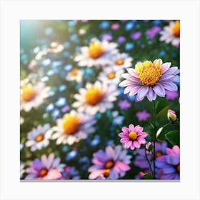 Daisy Field 1 Canvas Print