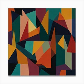 Abstract Geometric Shapes 6 Canvas Print