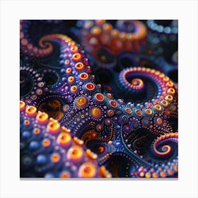 Fractal Octopus Canvas Print