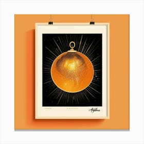 Orange Ball 1 Canvas Print