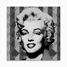 MARILYN BW Canvas Print