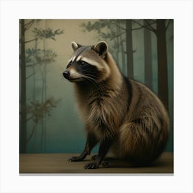 Raccoon Canvas Print