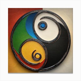 Yin Yang 28 Canvas Print