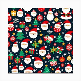 Christmas Seamless Pattern 3 Canvas Print