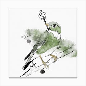 Keybird Canvas Print