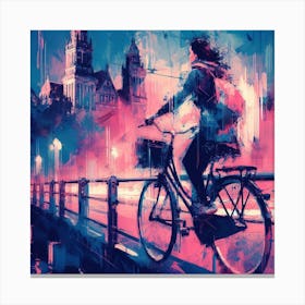 Cycling 5 Canvas Print