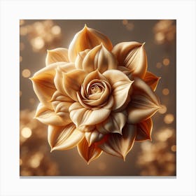 3d Flower Canvas Print