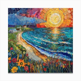 Sunset On The Beach 11 Canvas Print