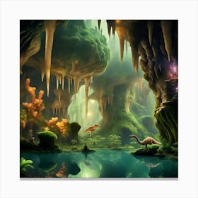 Fantasy Cave Canvas Print