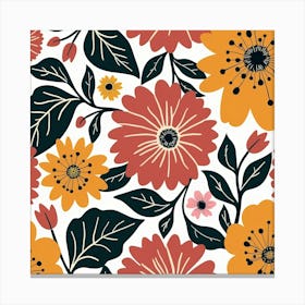 Floral Pattern Canvas Print