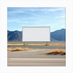 Blank Billboard 12 Canvas Print