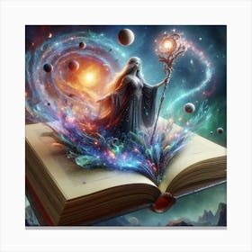 Book Of Magic 2 Canvas Print