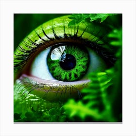 Green Eye 5 Canvas Print