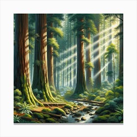 Redwood Forest 3 Canvas Print