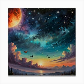 Night Sky Canvas Print