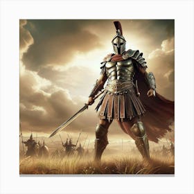 Sparta Warrior Canvas Print