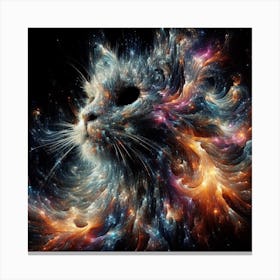 Space cat Canvas Print