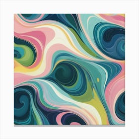 Abstract Swirls 2 Canvas Print