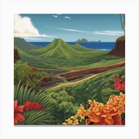 Hawaiian Landscape 10 Canvas Print