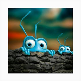 Blue Bugs Lienzo