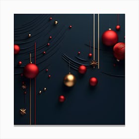 Christmass Abstract 002 Canvas Print