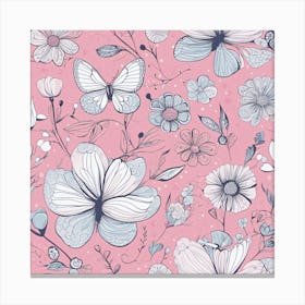 Floral Pattern 4 Canvas Print