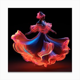 Flamenco Dancer 3 Canvas Print