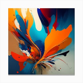 Abstract Painting Canvas Print