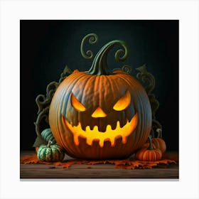 Halloween Pumpkin 1 Canvas Print